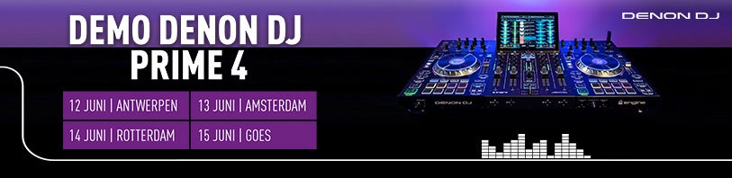 Denon DJ komt met Prime 4 demo langs bij Bax Music!